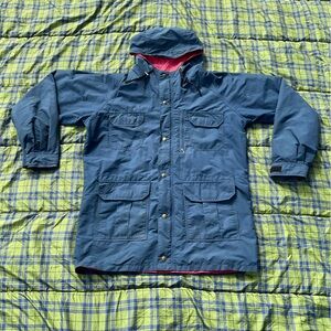 REI Men's Navy Blue Field Jacket with Hood